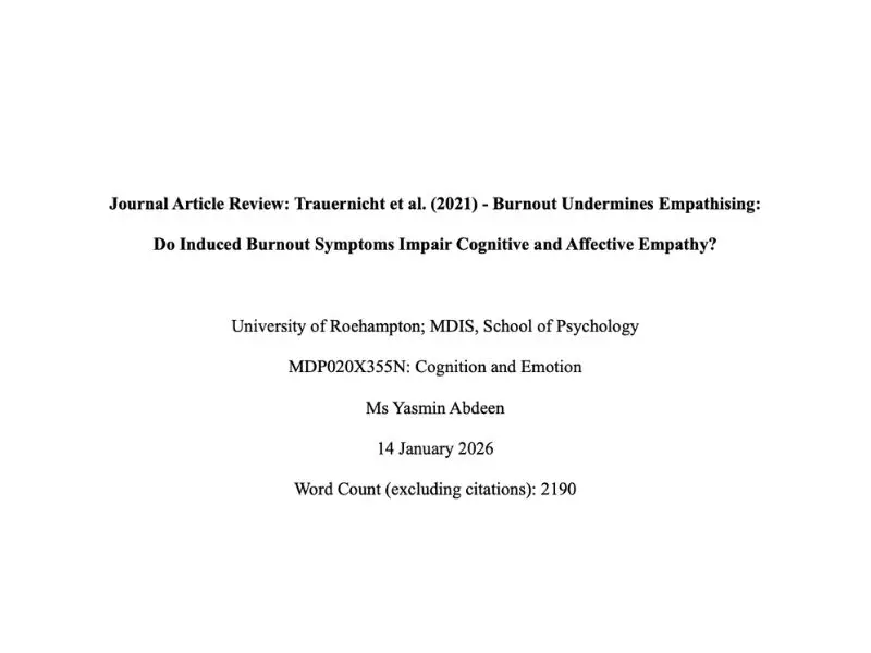 Journal Article Review